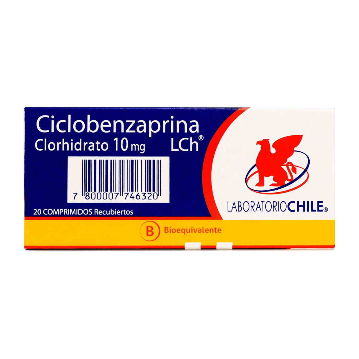 Ciclobenzaprina Comprimidos recubiertos 10mg