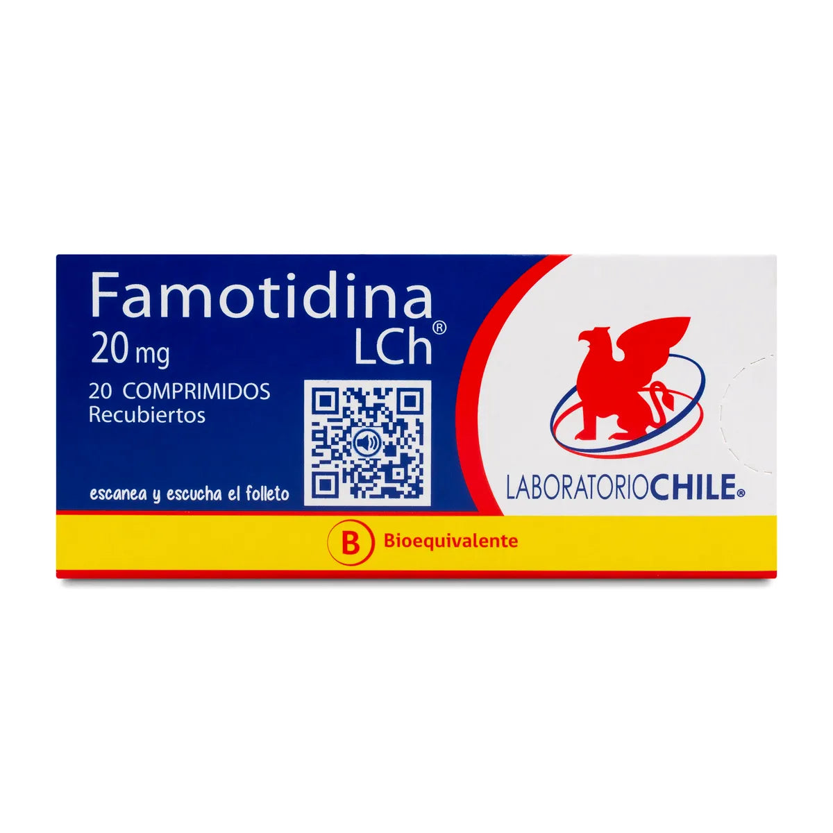 Famotidina Comprimidos Recubiertos 20mg