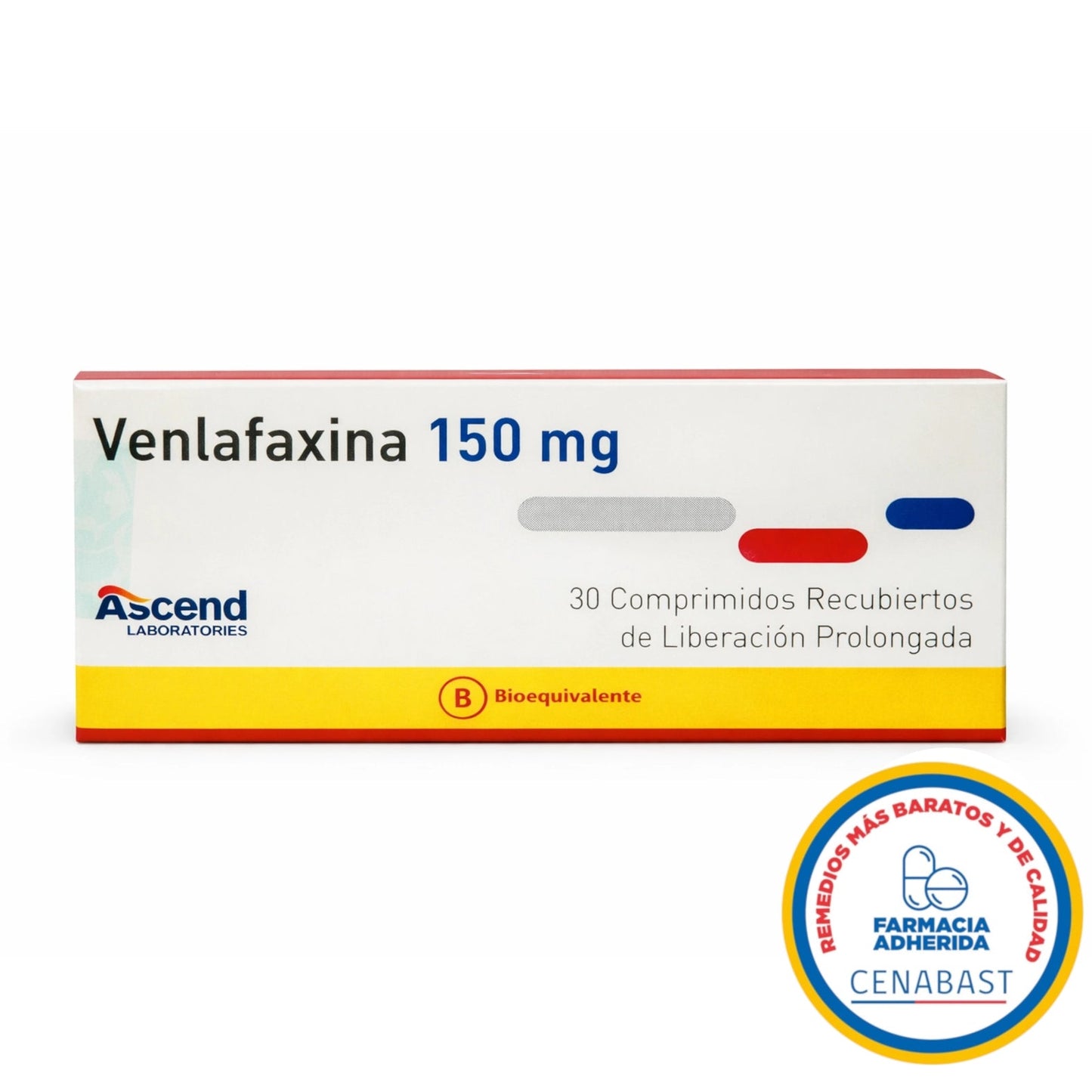Venlafaxina Comprimidos Recubiertos de Liberación Prolongada 150mg Producto Cenabast