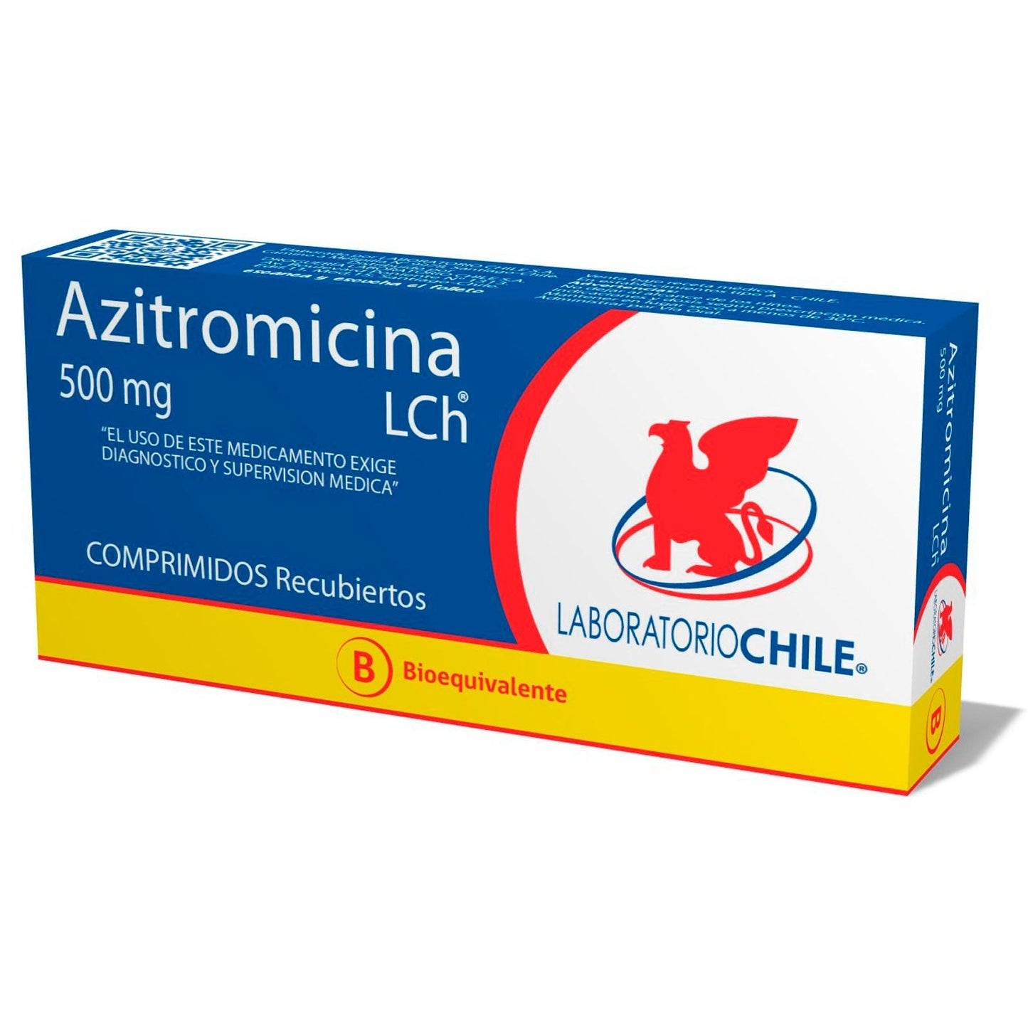 Azitromicina 500mg - 3 Comprimidos Recubiertos - 3 unidades