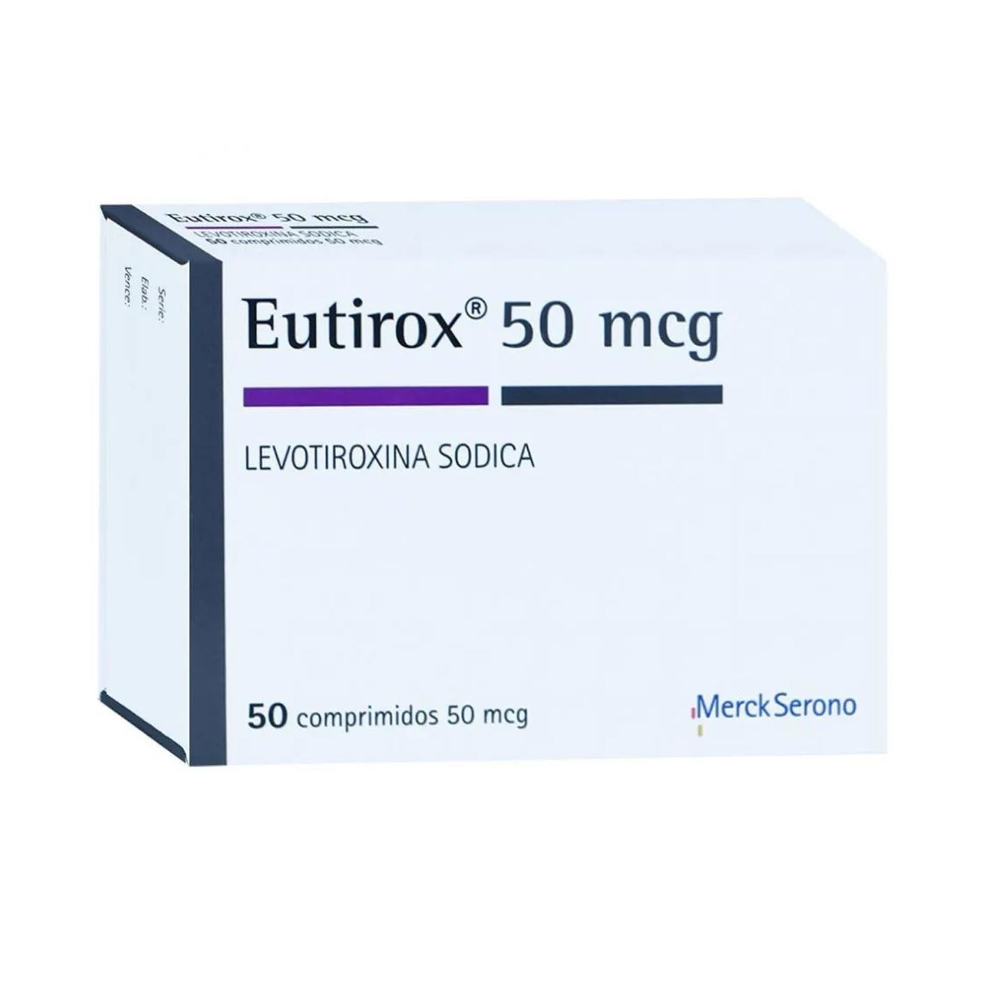 Eutirox Comprimidos 50mcg - 50 unidades