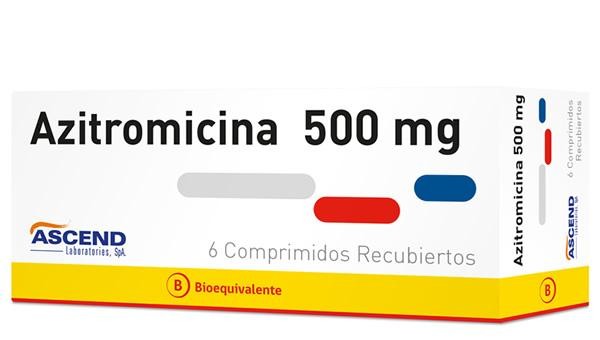 Azitromicina Comprimidos Recubiertos 500mg - 6 unidades