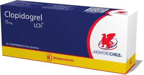 Clopidogrel Comprimidos Recubiertos 75mg - 30 unidades