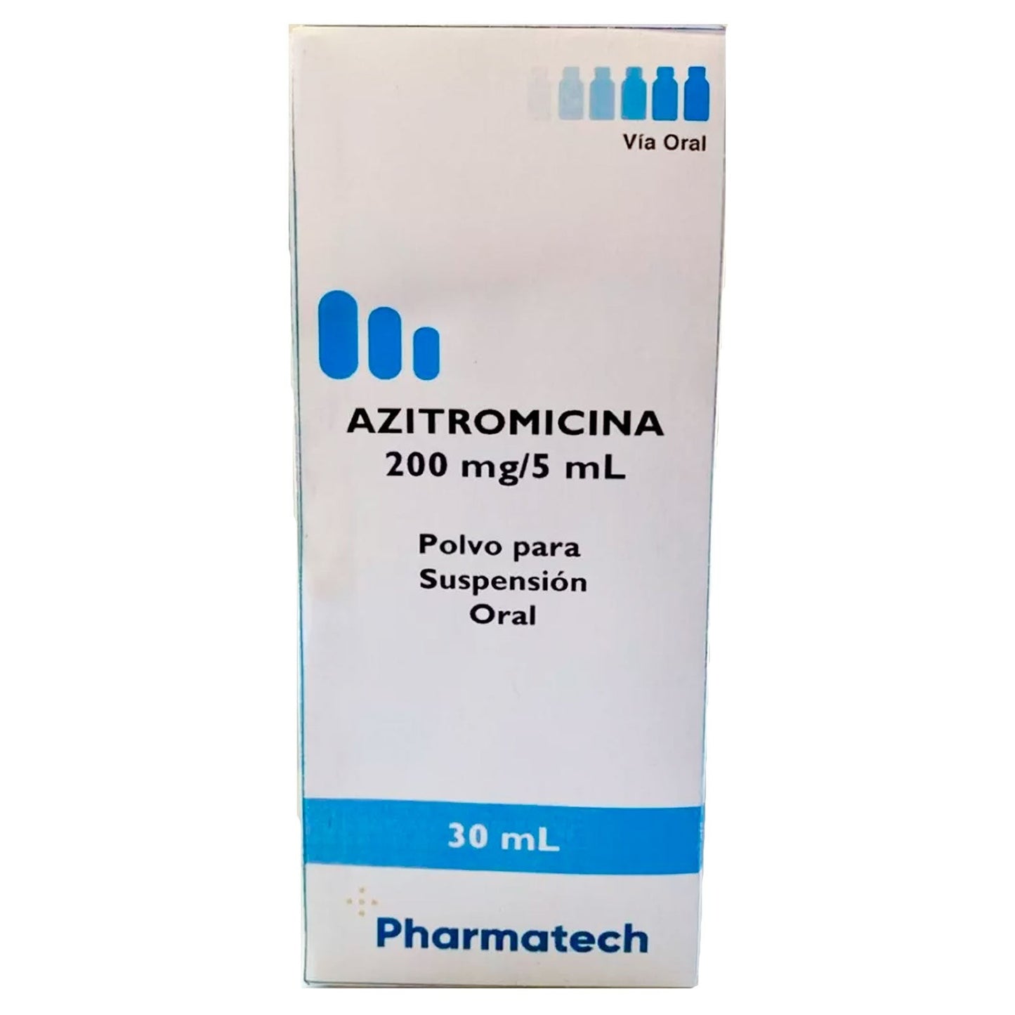 Azitromicina Polvo para Suspensión Oral 200mg/5ml - 30ml