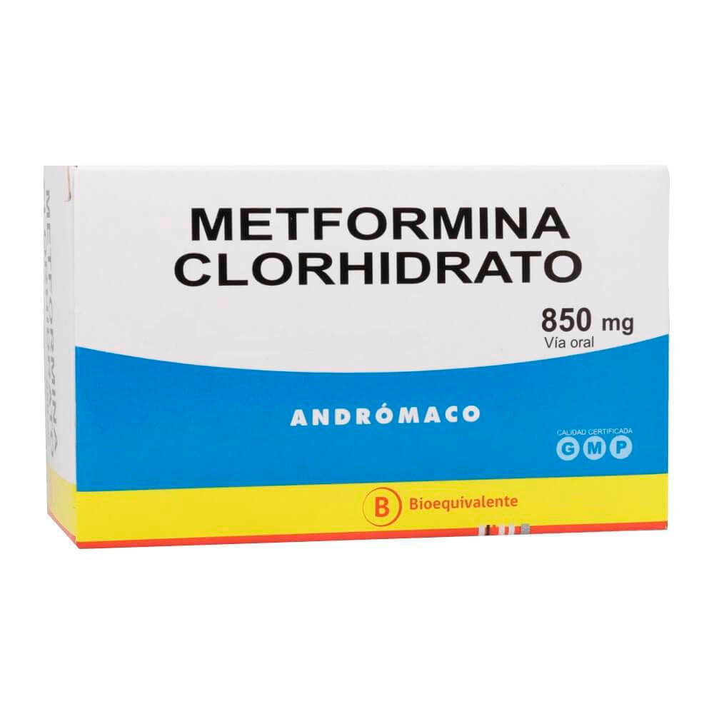 Metformina Comprimidos Recubiertos 850mg - 60 unidades