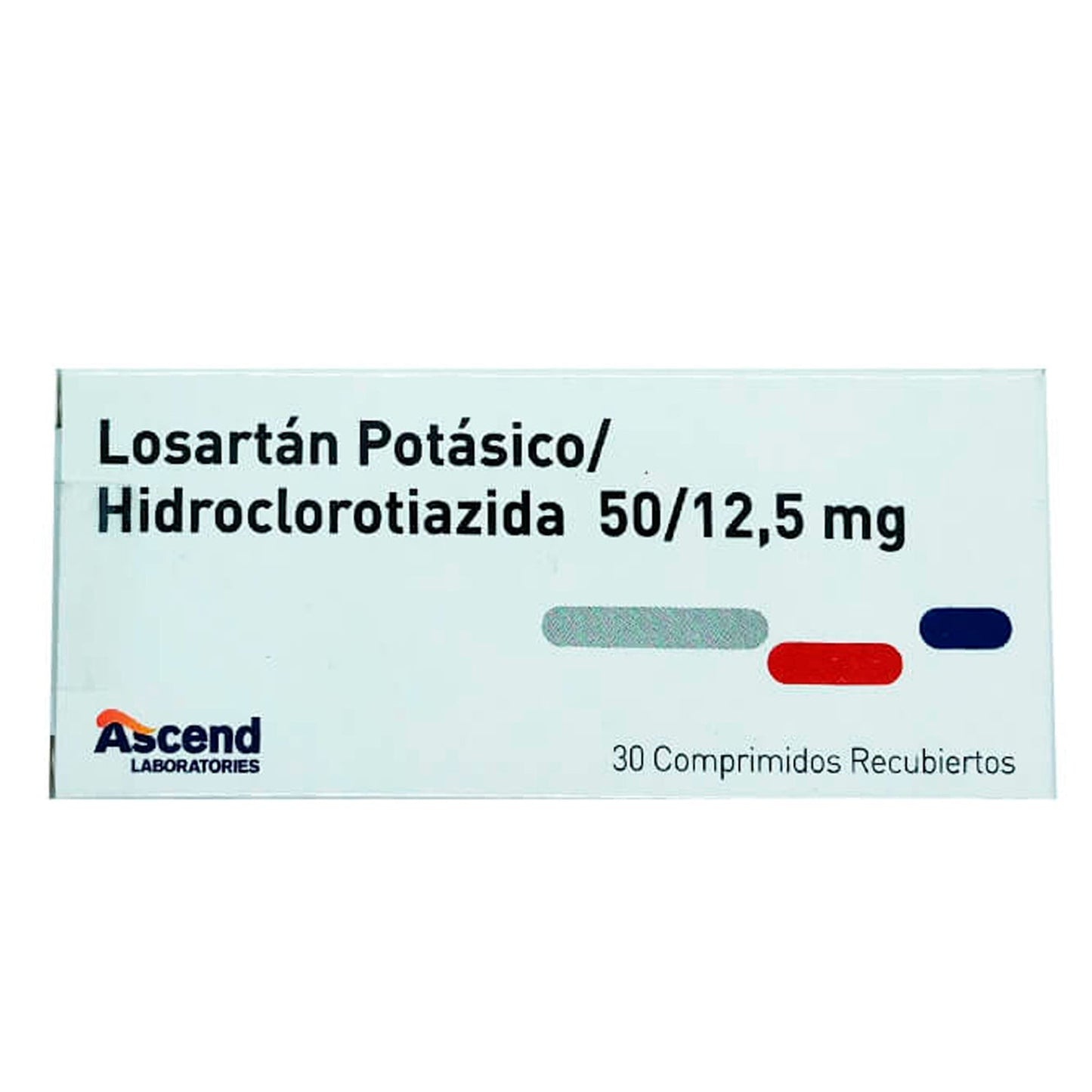 Losartan/Hidroclorotiazida Comprimidos Recubiertos 50/12,5 - 30 unidades