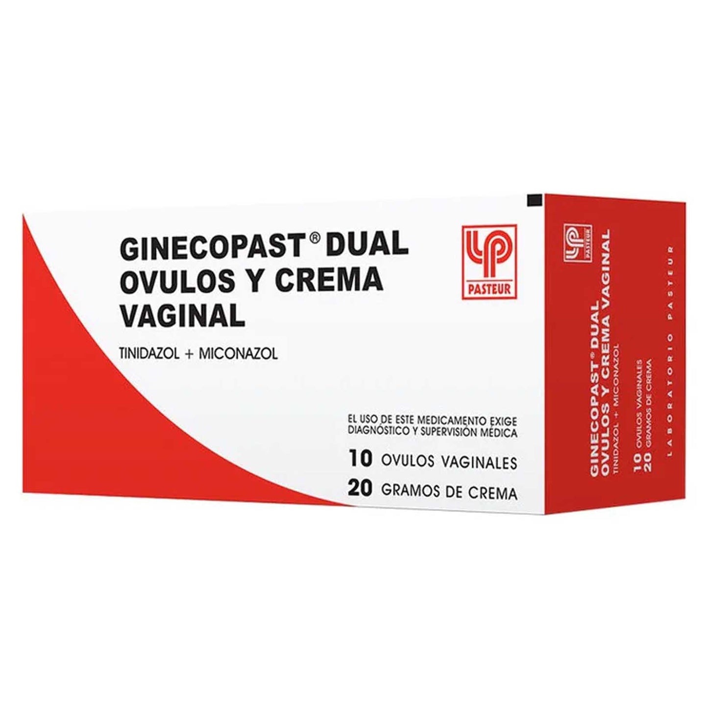 Ginecopast Dual Óvulos y Crema - 10 óvulos + pomo de 20g