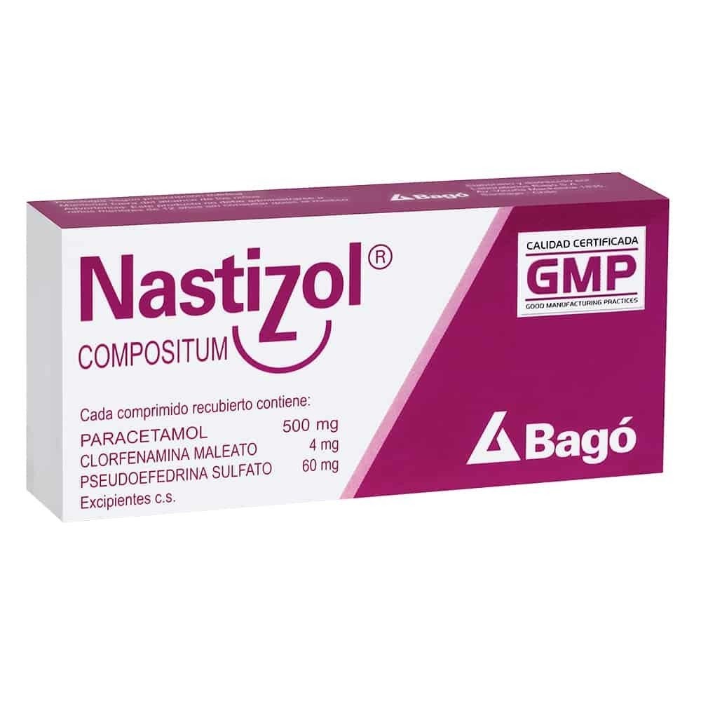 Nastizol Compuesto Comprimidos Recubiertos - 10 unidades