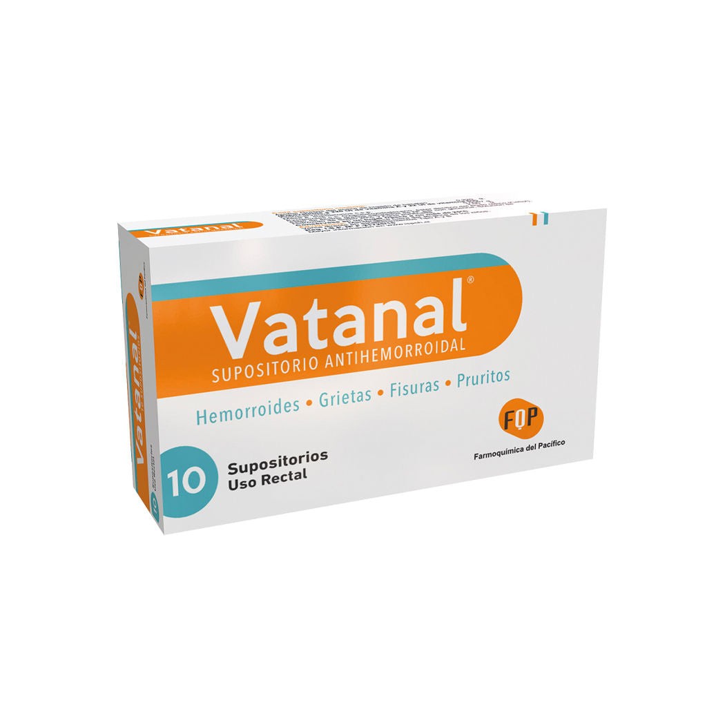 Vatanal Supositorios - 10 unidades