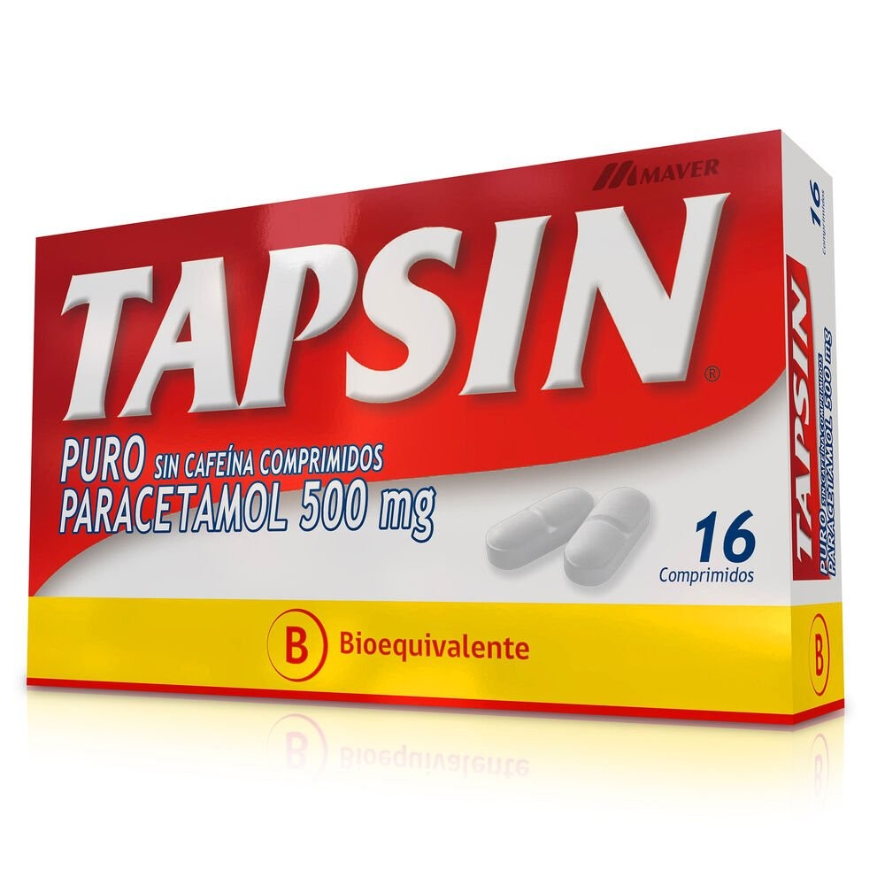 Tapsin Puro Comprimidos 500mg - 24 unidades