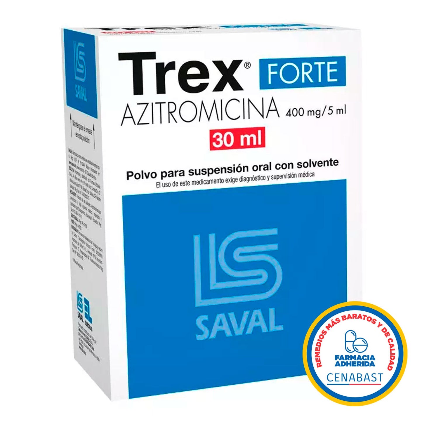 Trex Forte Suspensión Oral 400mg/5ml Producto Cenabast