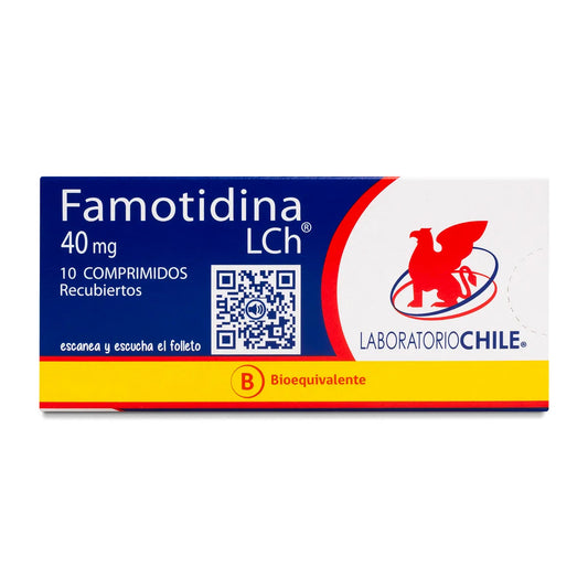 Famotidina Comprimidos Recubiertas 40mg