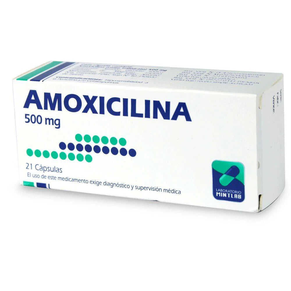 Amoxicilina Cápsulas 500mg