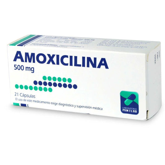 Amoxicilina Cápsulas 500mg
