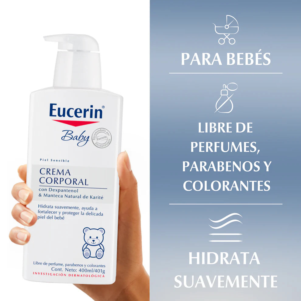 Eucerin Baby Crema Corporal Piel Sensible 400ml