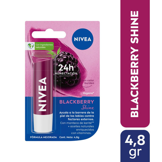 Nivea Labial Lip Care Blackberry Shine