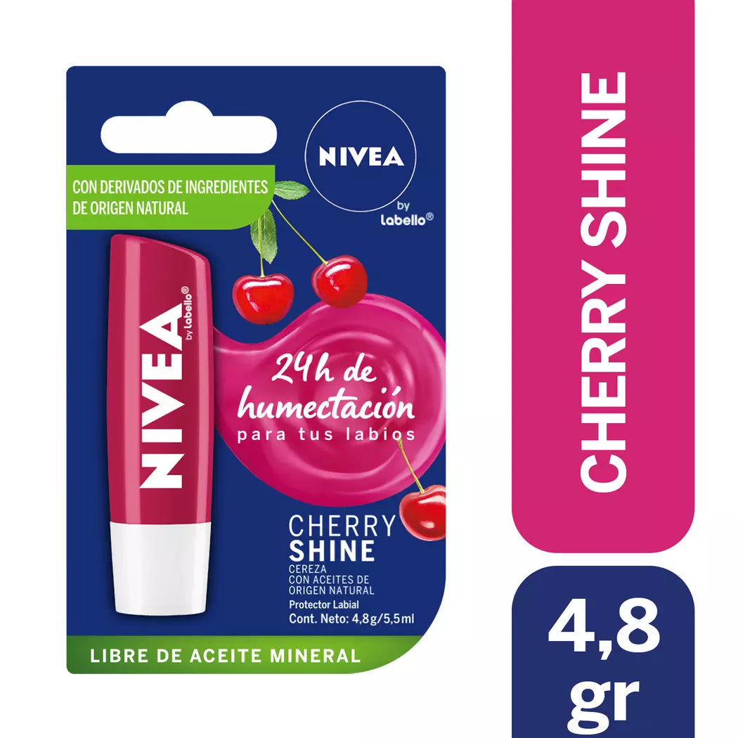 Nivea Lips Cherry Shine 4,8 G