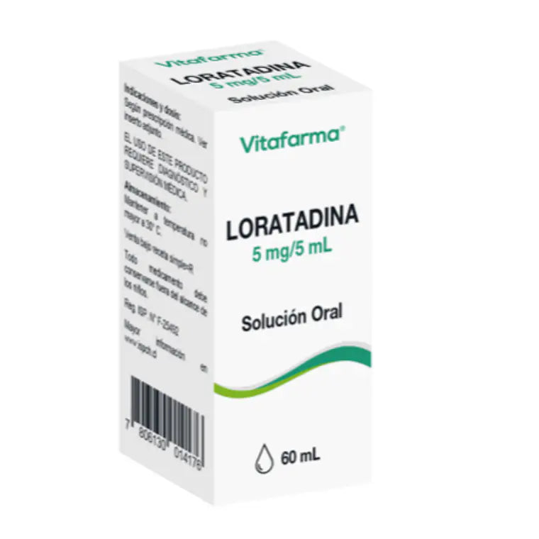 Loratadina Jarabe 5mg/5ml