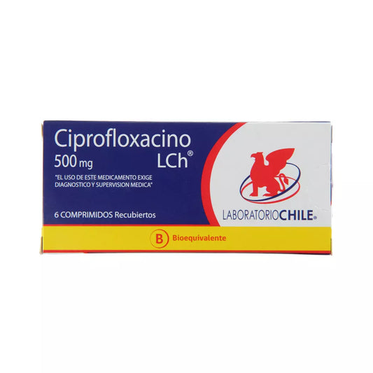 Ciprofloxacino Comprimidos recubiertos 500mg