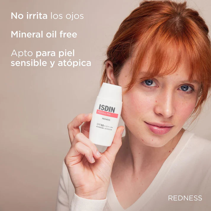 Protector solar Isdin Fotoprotector Fotoultra Redness SPF50 50ml
