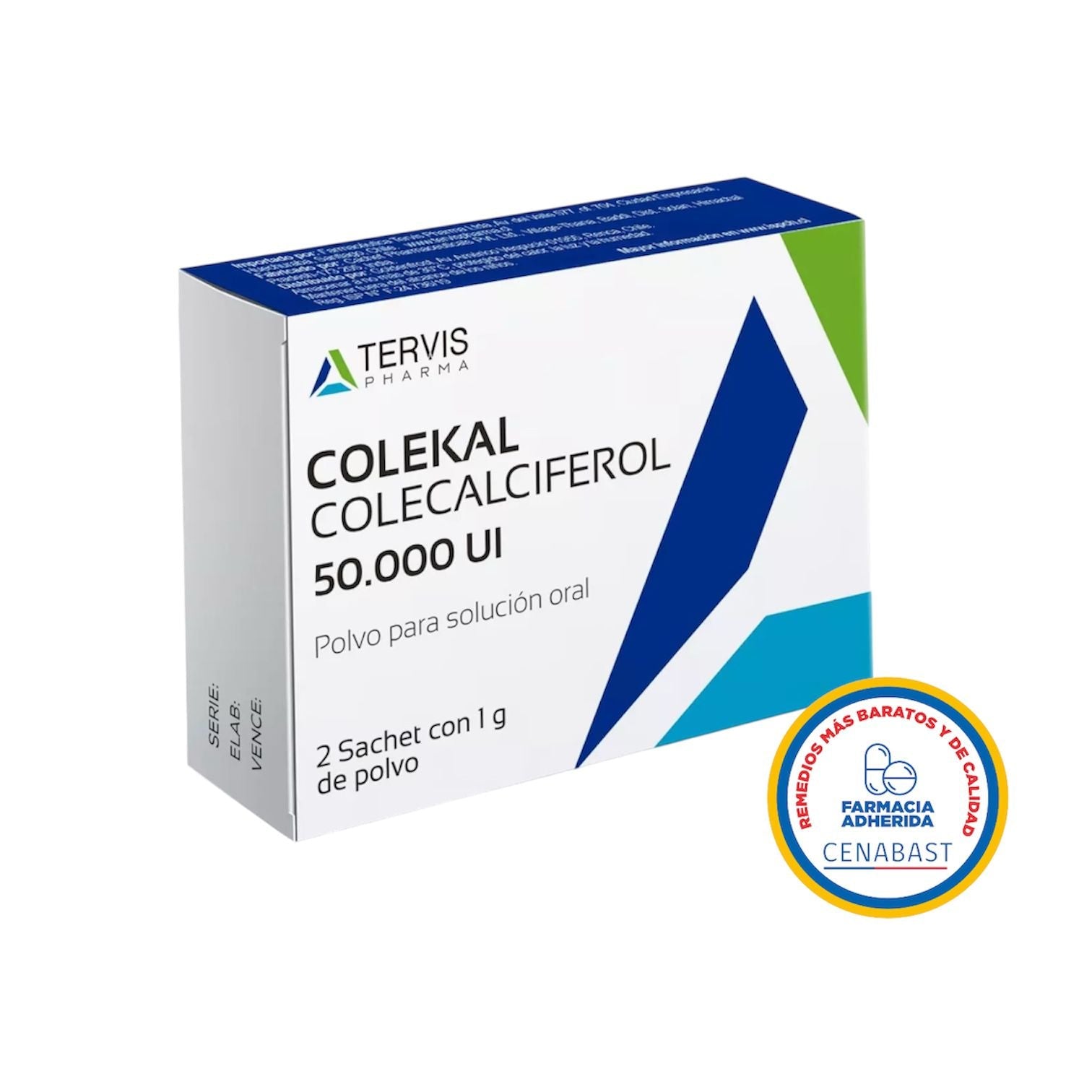 Colekal Sobres 50.000UI () Producto Cenabast