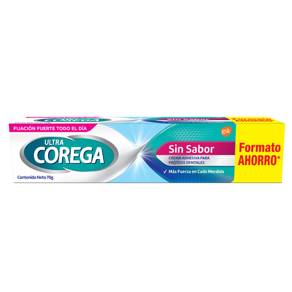 Corega Ultra Sin Sabor Crema Adhesiva 70 gr
