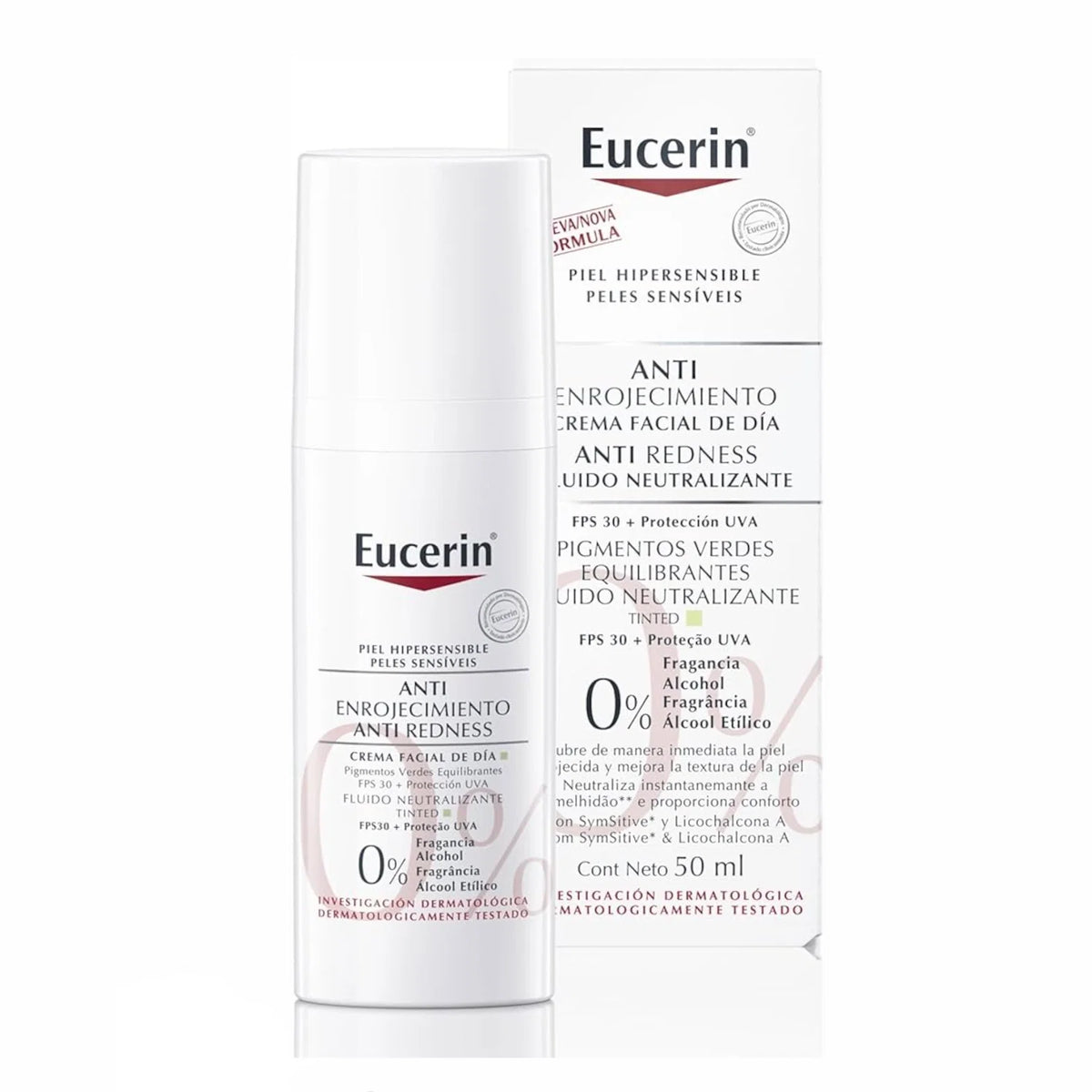 Eucerin Enrojecimiento Crema Facial Día FPS30+