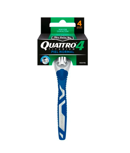 Prestobarba Hombre 4 Hojas Schick Titanium