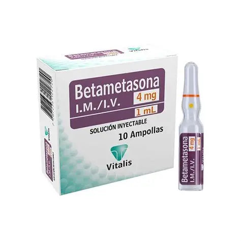 Betametasona 4mg/1 ml x 5 ampollas Vitalis