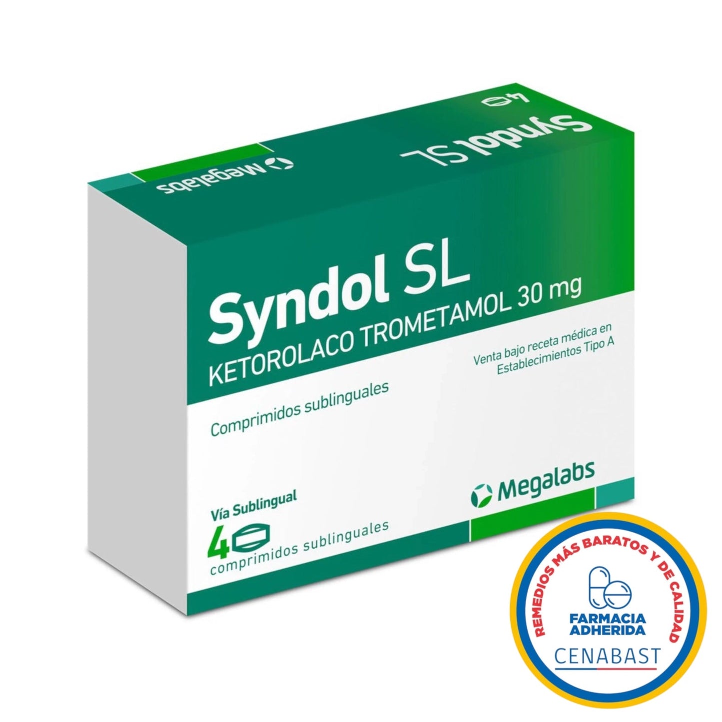 Syndol 30mg 4 Comprimidos Sublinguales Producto Cenabast