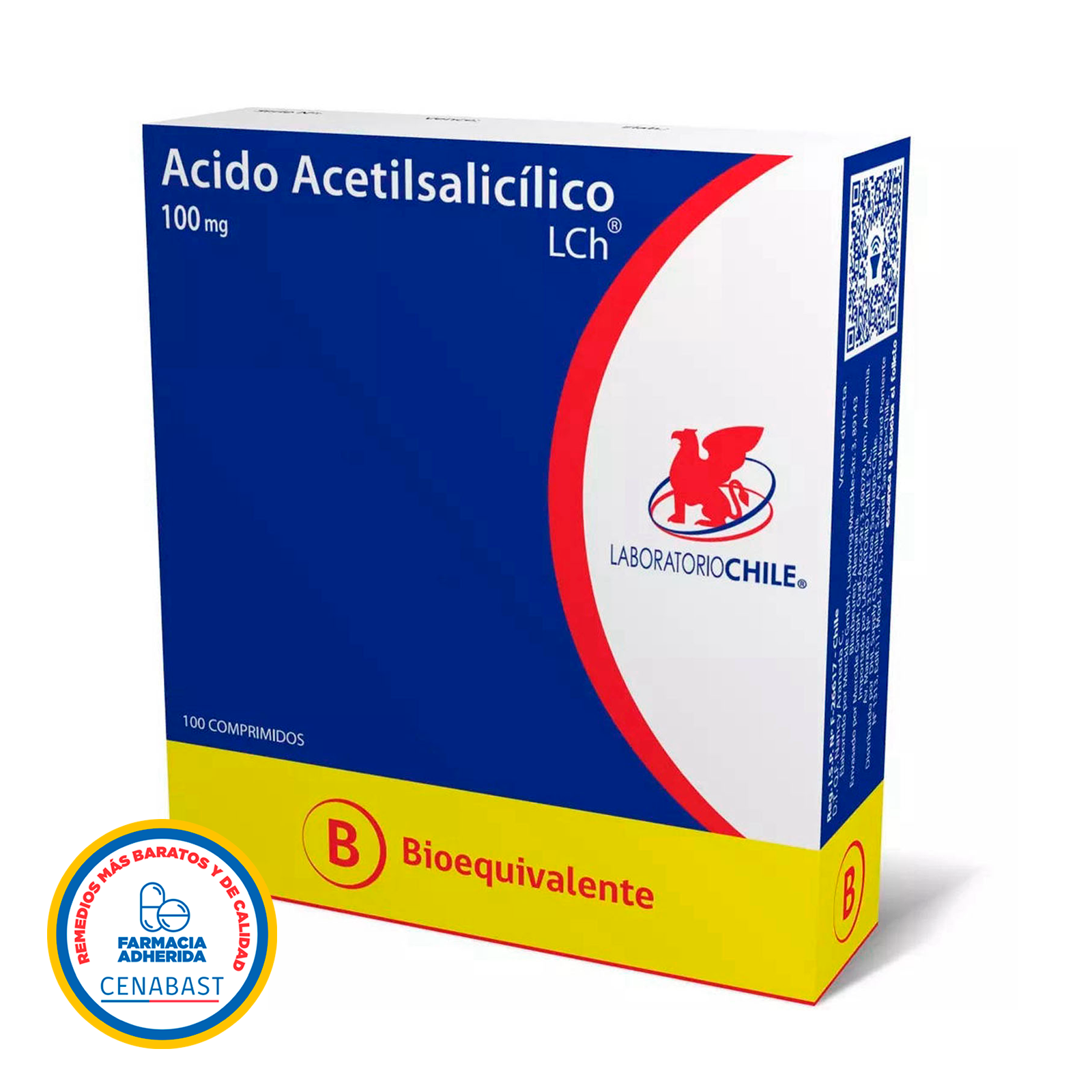 Ácido Acetilsalicílico Comprimidos 100mg Producto Cenbast Producto Cenabast