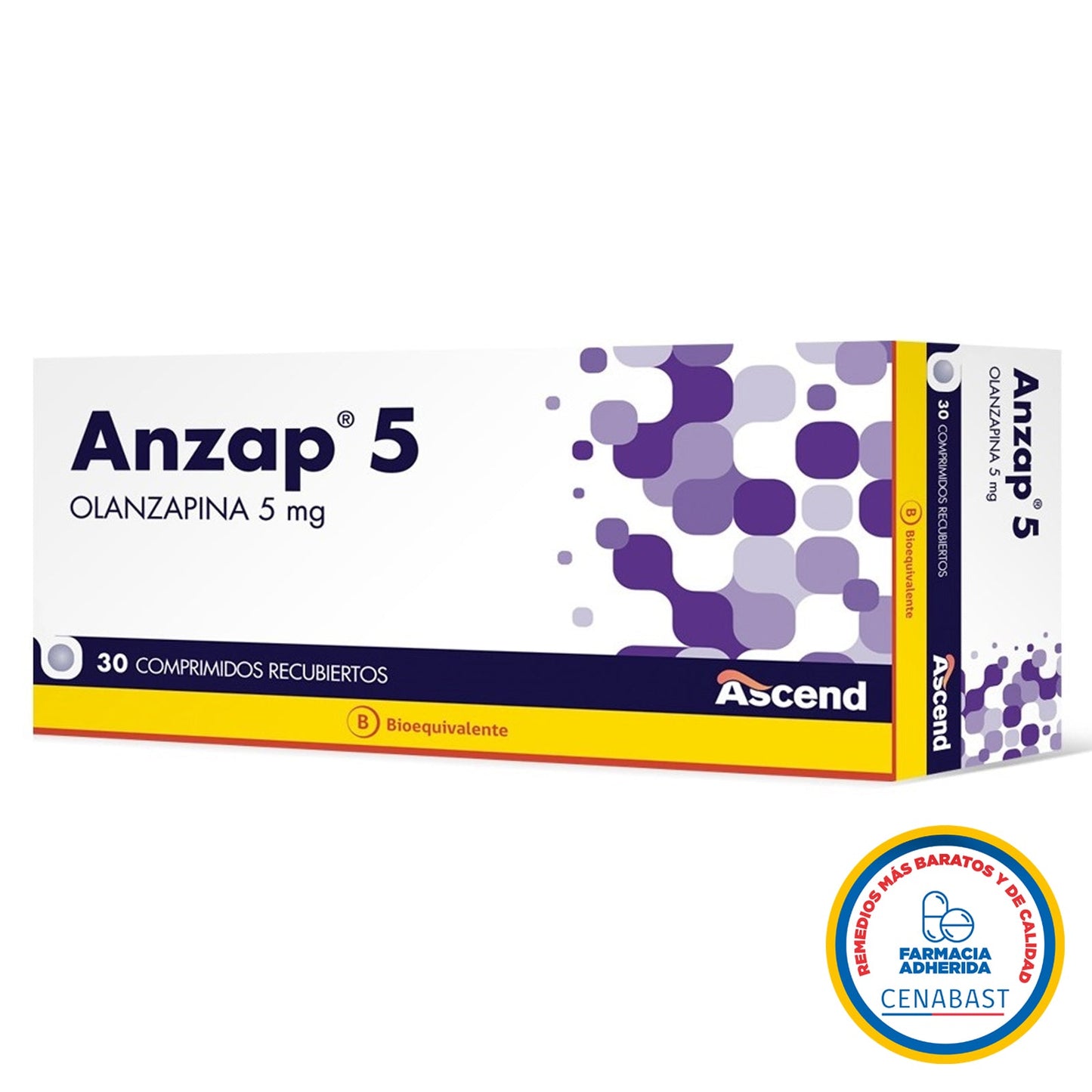 Anzap Comprimidos Recubiertos 5mg Producto Cenabast