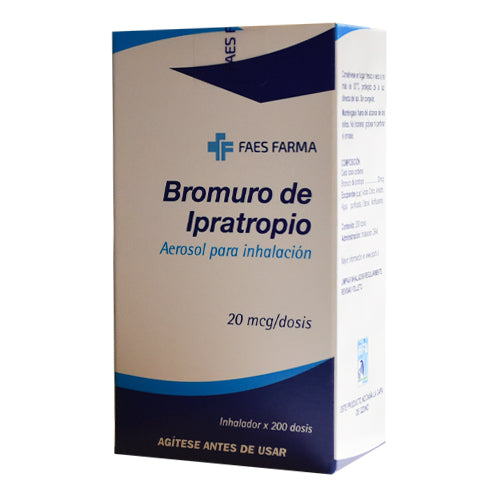 Bromuro de ipratropio 20 mcg  200 dosis Producto Cenabast