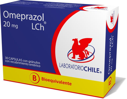 Omeprazol Cápsulas con gránulos con recubrimiento entérico 20mg - 60 unidades