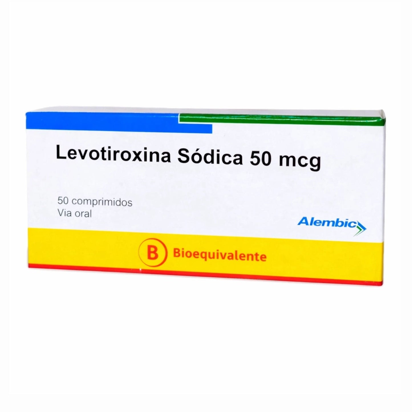Levotiroxina Comprimidos 50mcg - 50 unidades