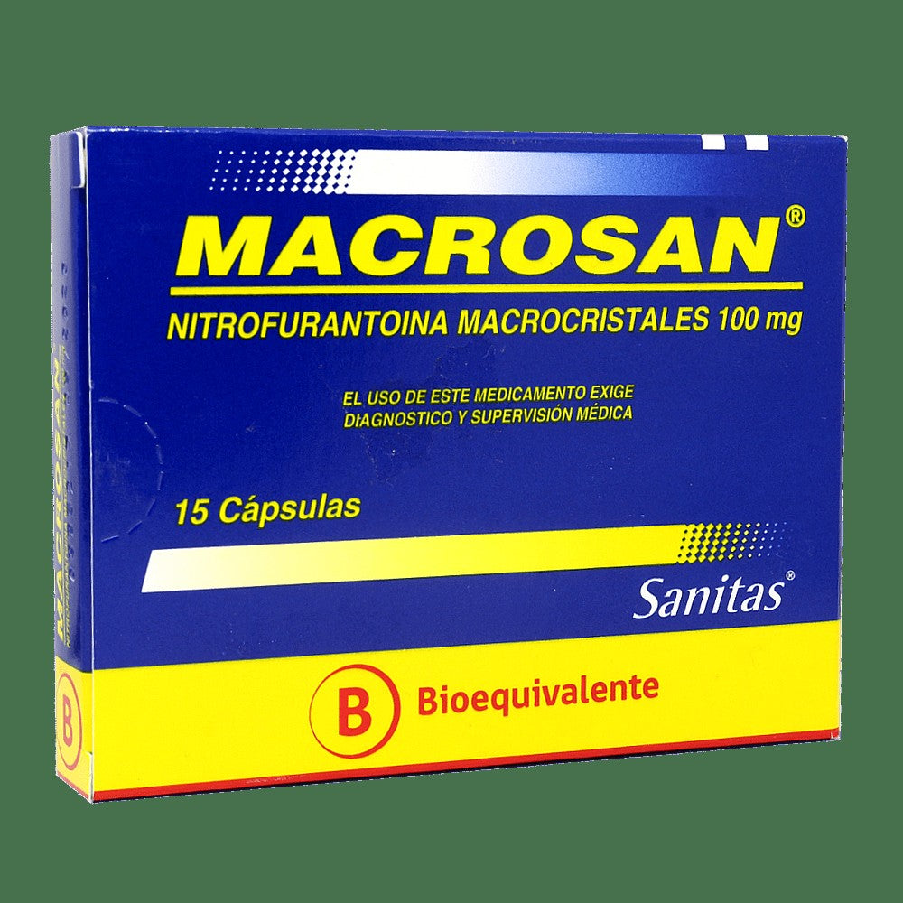 Macrosan Cápsulas 100mg - 15 unidades