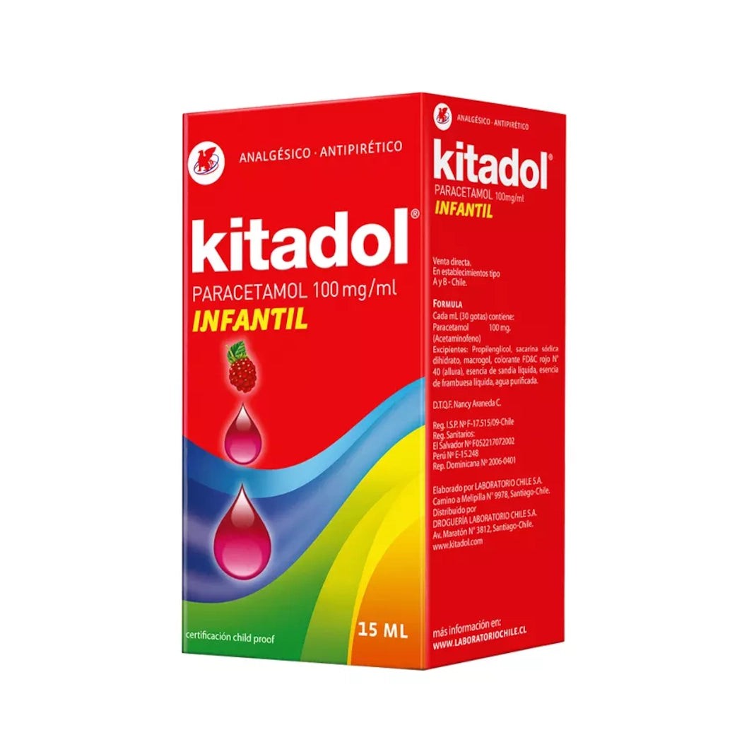 Kitadol Gotas Infantil 100mg/ml - 15 ml