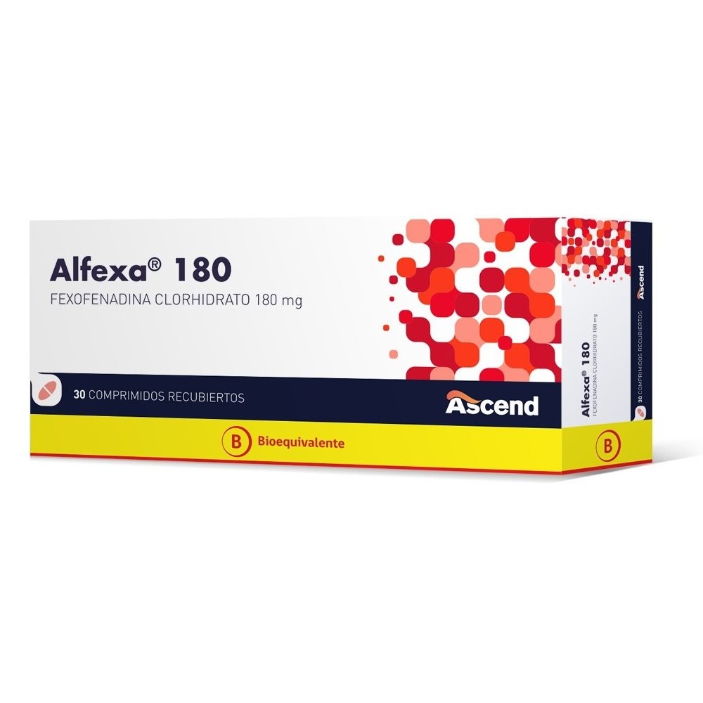 Alfexa 180 Comprimidos Recubiertos - 30 unidades