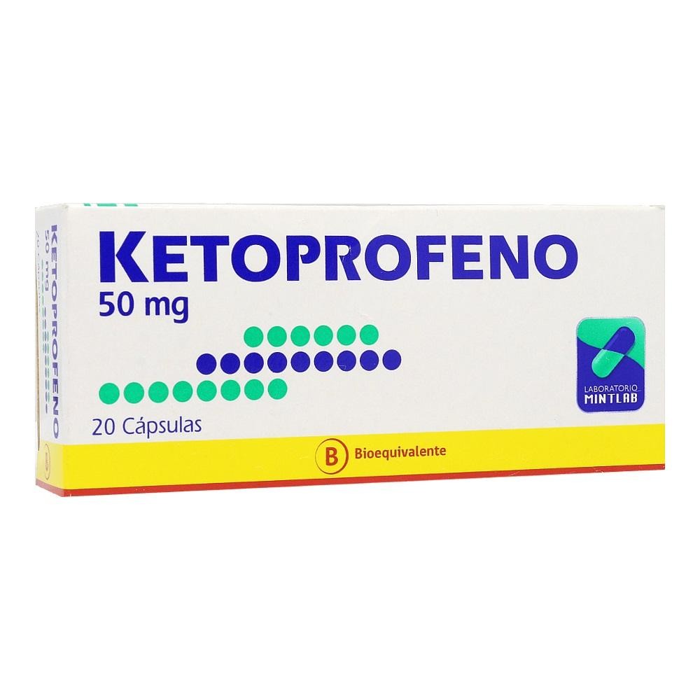 Ketoprofeno Cápsulas 50mg - 20 unidades