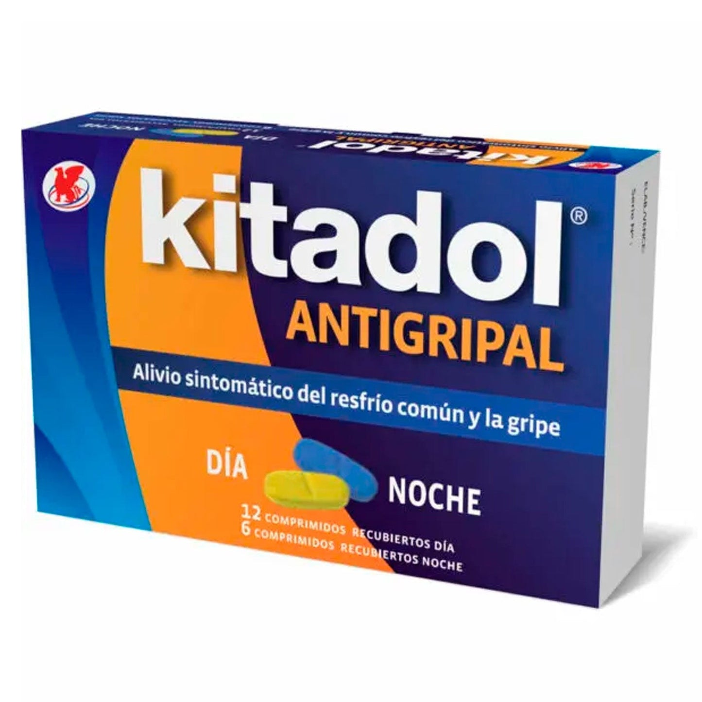 Kitadol Antigripal Día y Noche Comprimidos Recubiertos - 18 unidades