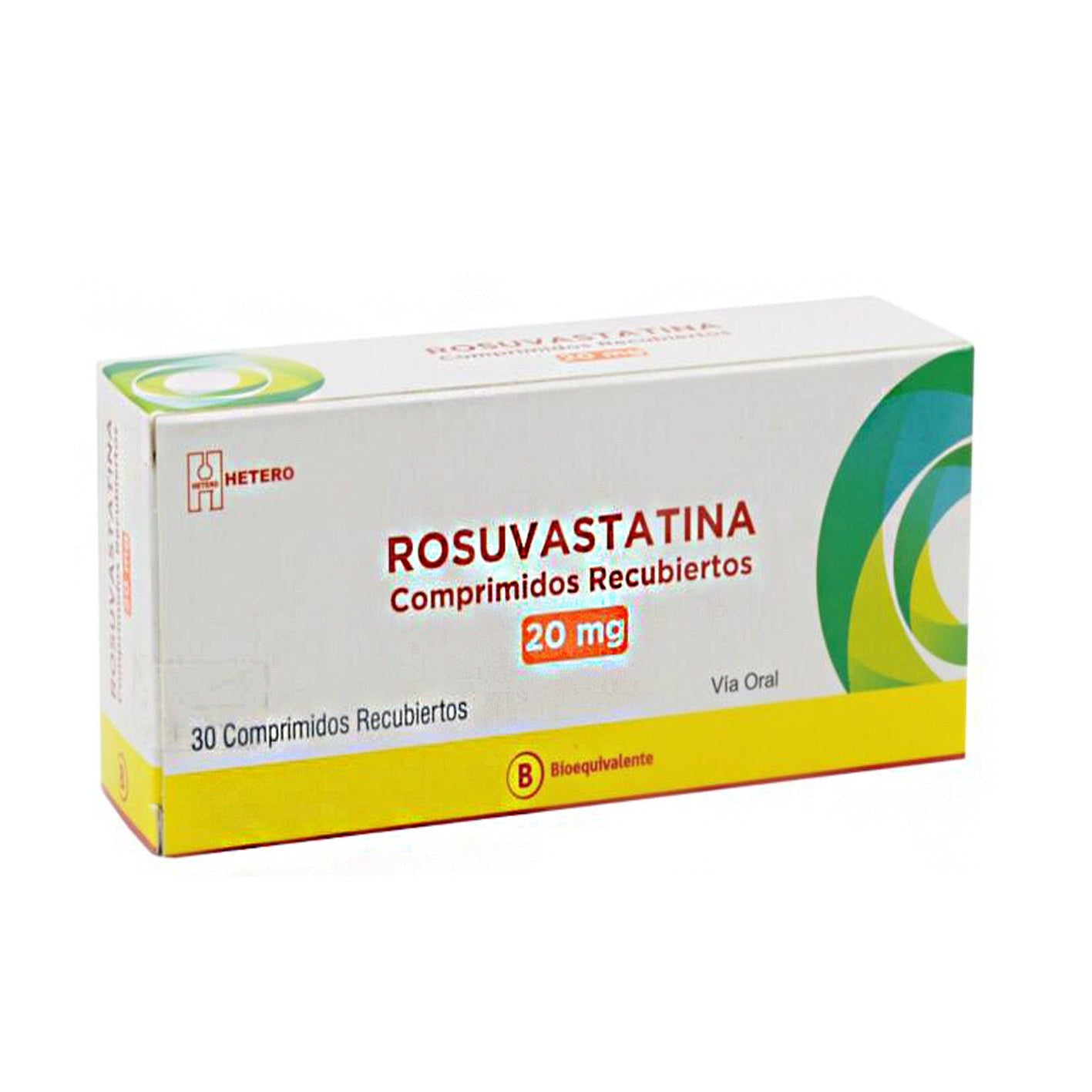 Rosuvastatina Comprimidos Recubiertos 20mg - 30 unidades