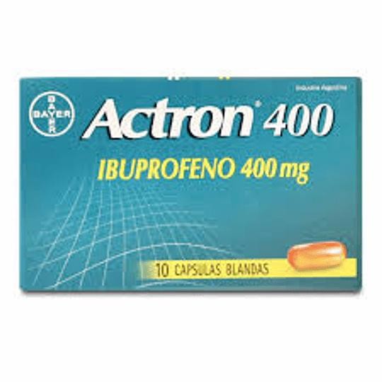 Actron Cápsulas Blandas 400mg - 10 unidades