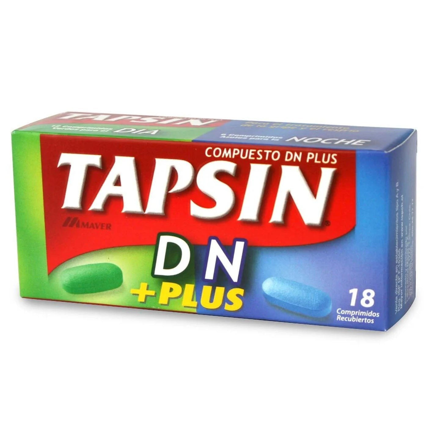 Tapsin Plus DN Comprimidos Recubiertos. - 18 unidades