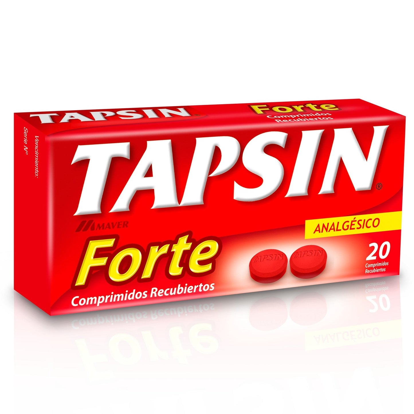 Tapsin Forte Comprimidos Recubiertos - 20 Unidades - 20 unidades