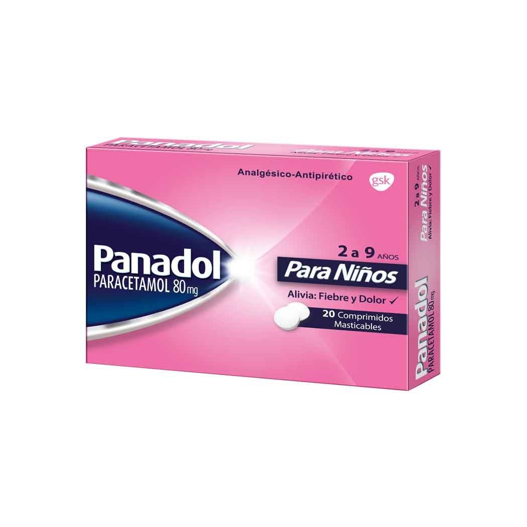 Panadol Comprimidos Masticables - 20 unidades