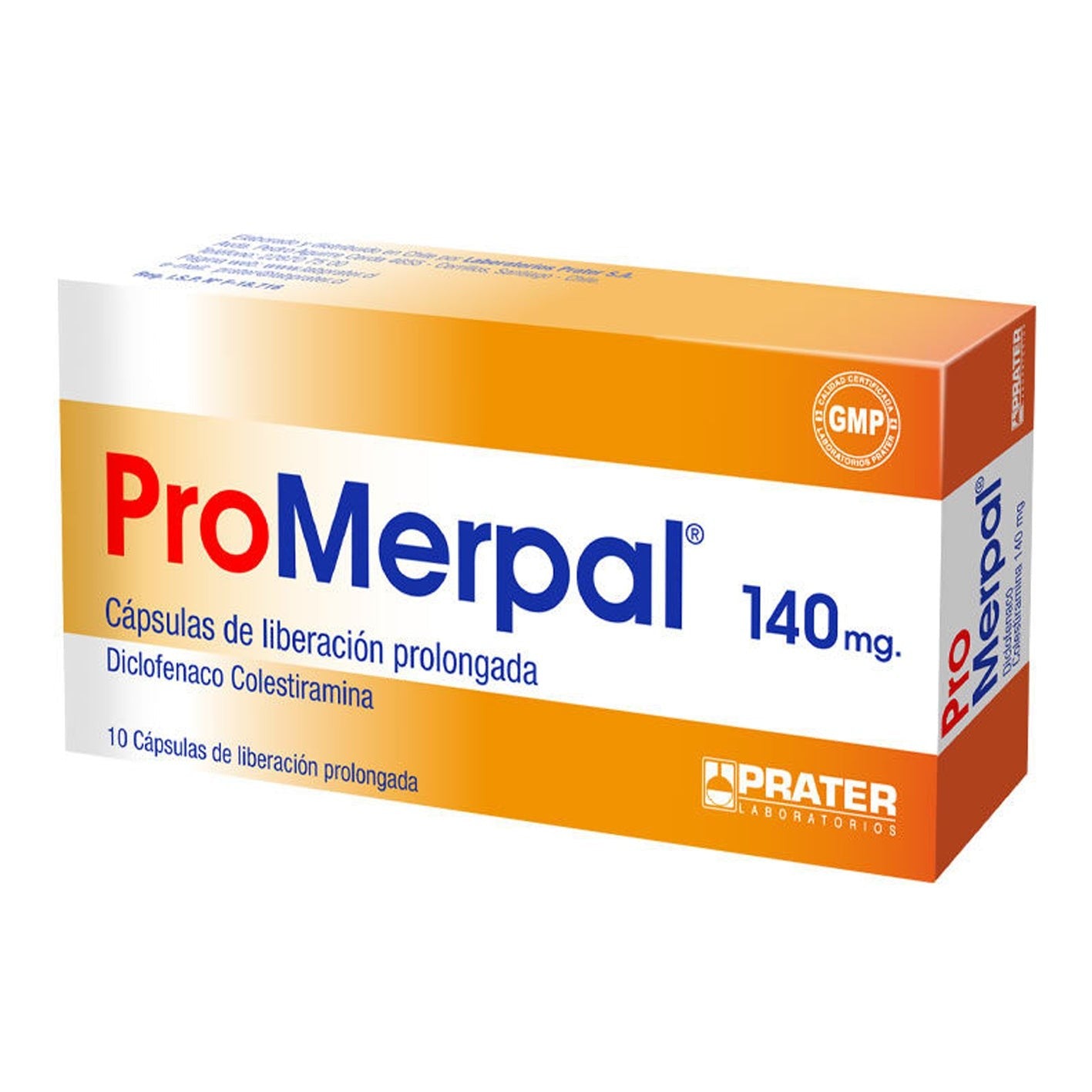 ProMerpal Comprimidos de Liberación Prolongada 140mg - 10 unidades