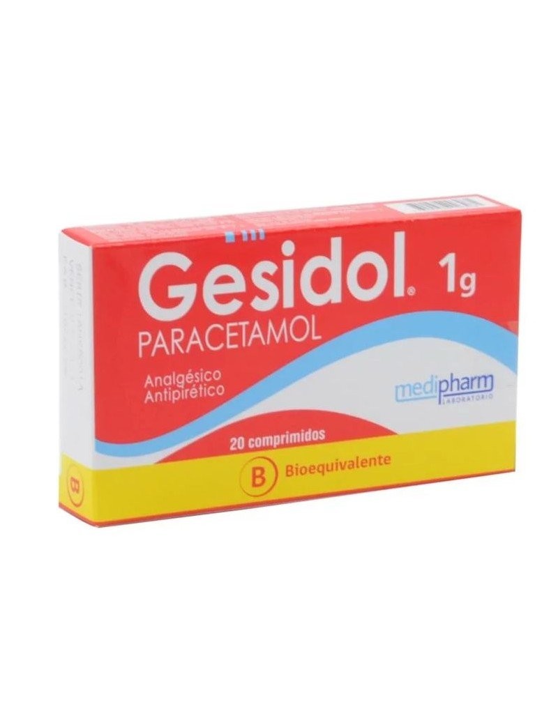 Gesidol Comprimidos 1g - 20 unidades