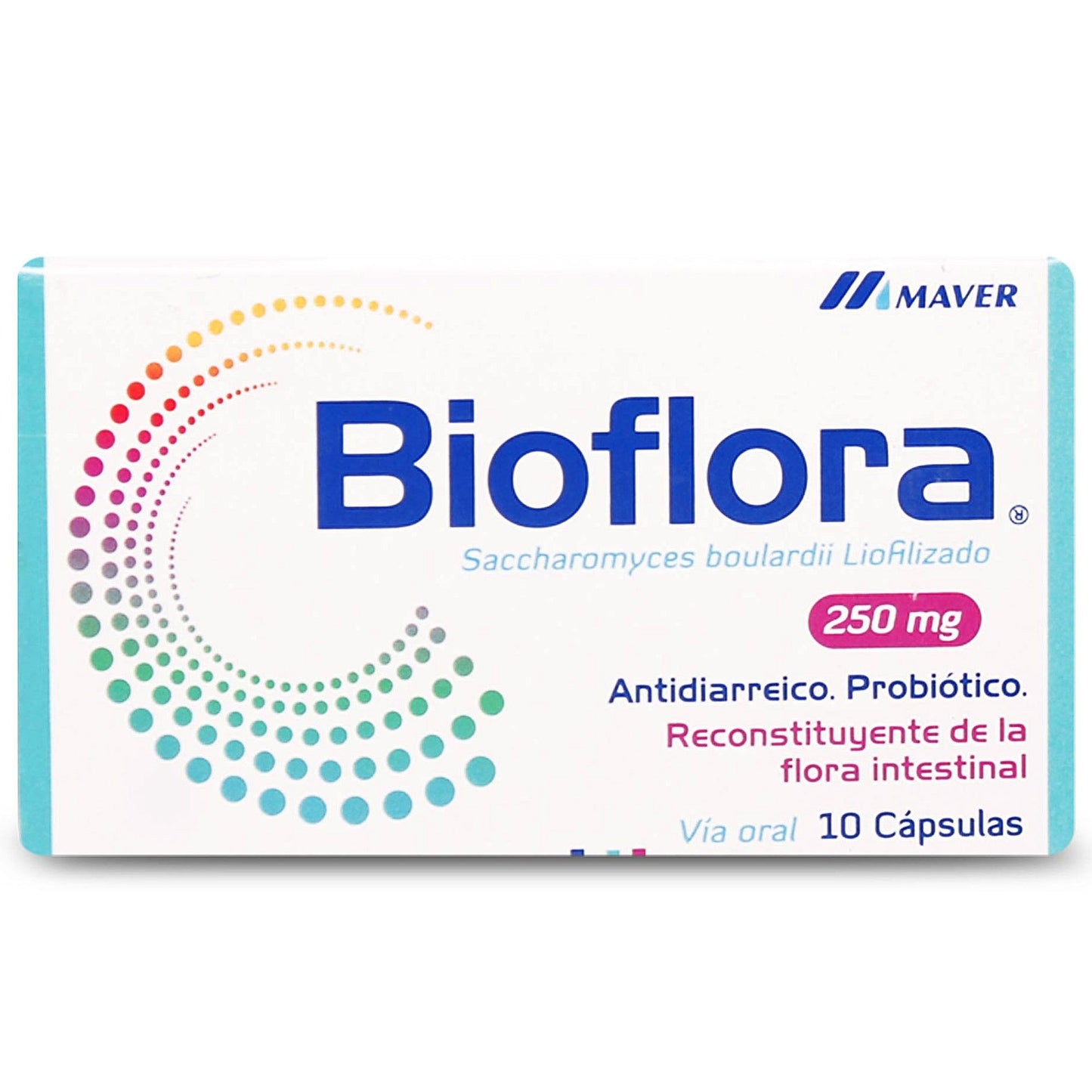 Bioflora Cápsulas 250mg - 10 unidades