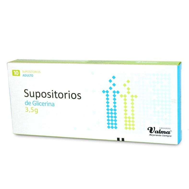 Supositorios de Glicerina Adulto 3,5g - 10 unidades