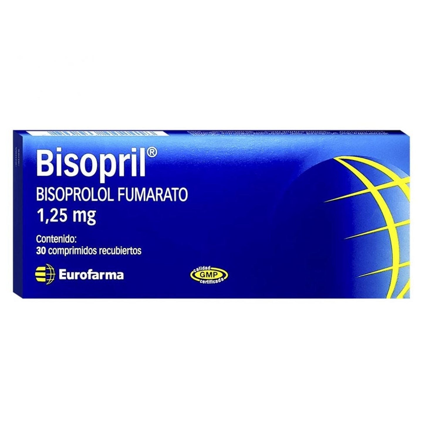 Bisopril Comprimidos Recubiertos 1,25mg. - 30 unidades